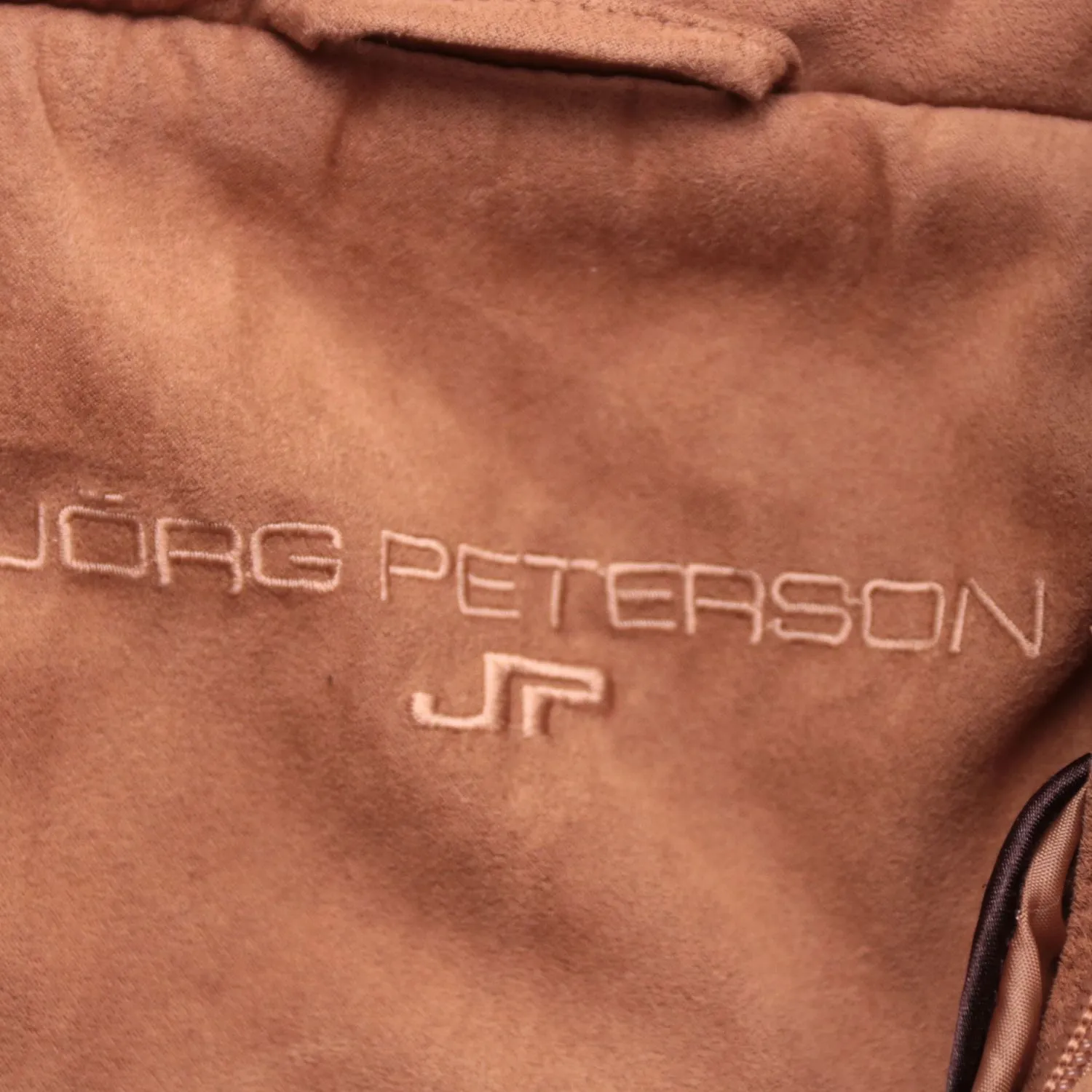 Коричневая куртка Jörg Peterson под замшу, размер 50 (L/XL)