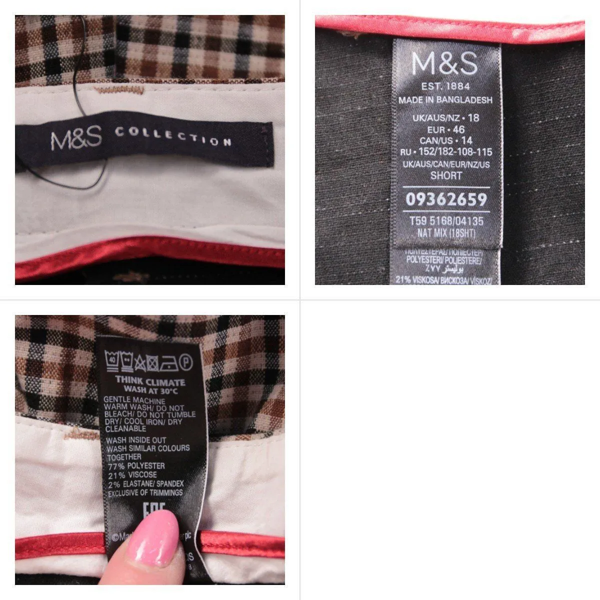 брюки M&S